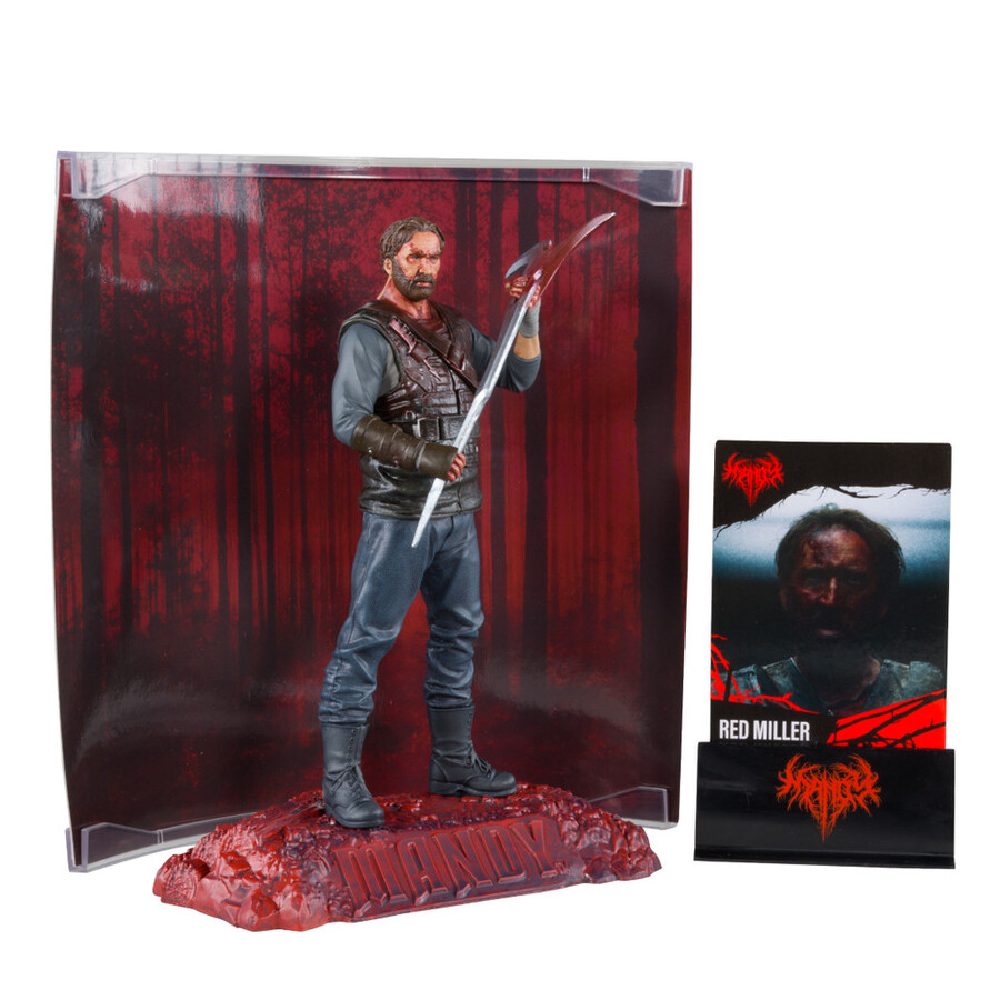 figurine articulée red miller mandy movie maniacs de 15 cm édition limitée gold label exclusivité mcfarlane toys store.