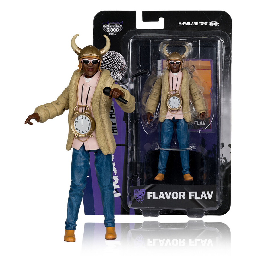 flavor flav music maniacs hip-hop figurine de 15 cm
