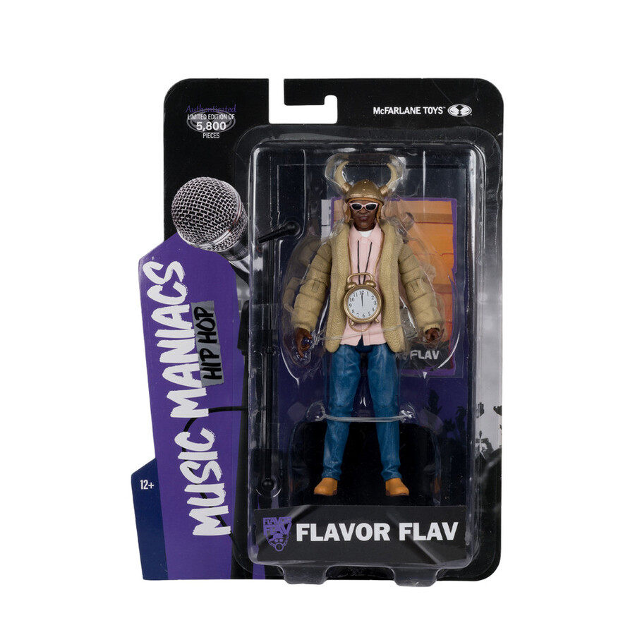flavor flav music maniacs hip-hop figurine de 15 cm