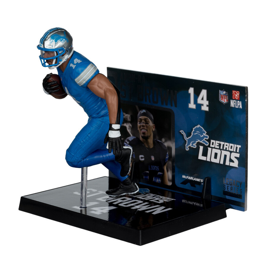 figurine amon-ra st. brown lions de détroit nfl 7 pouces - sélection sportive mcfarlane