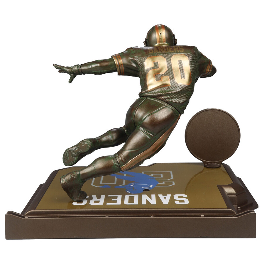 figurine barry sanders bronze detroit lions gold label nfl 7 mcfarlanes sportspicks