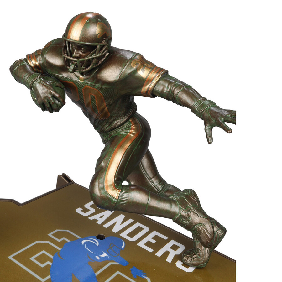 figurine barry sanders bronze detroit lions gold label nfl 7 mcfarlanes sportspicks