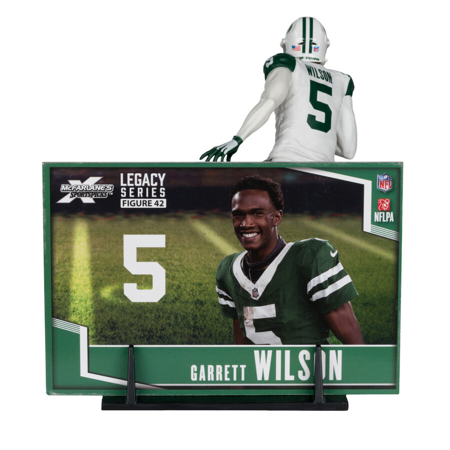 figurine garrett wilson new york jets nfl 7 pouces - sélection sportive mcfarlane