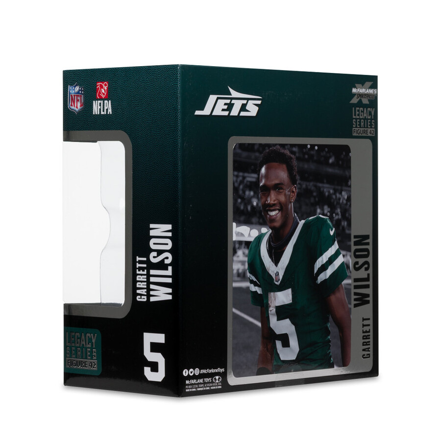 figurine garrett wilson new york jets nfl 7 pouces - sélection sportive mcfarlane