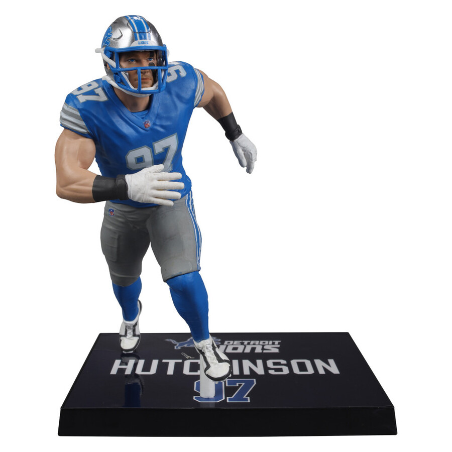 figurine nfl 7 pouces daidan hutchinson detroit lions - sélection sportive mcfarlane