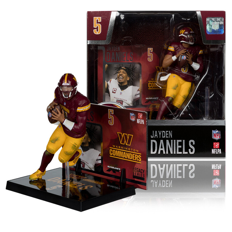 figurine jayden daniels washington commanders nfl 7 - sélection sportive mcfarlane