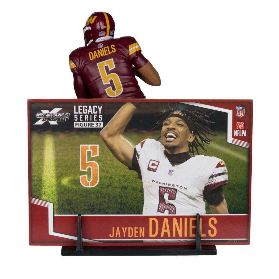 figurine jayden daniels washington commanders nfl 7 - sélection sportive mcfarlane