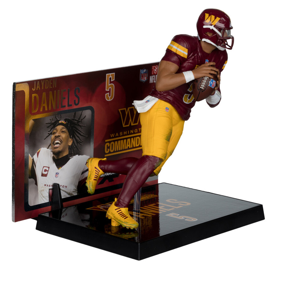 figurine jayden daniels washington commanders nfl 7 - sélection sportive mcfarlane
