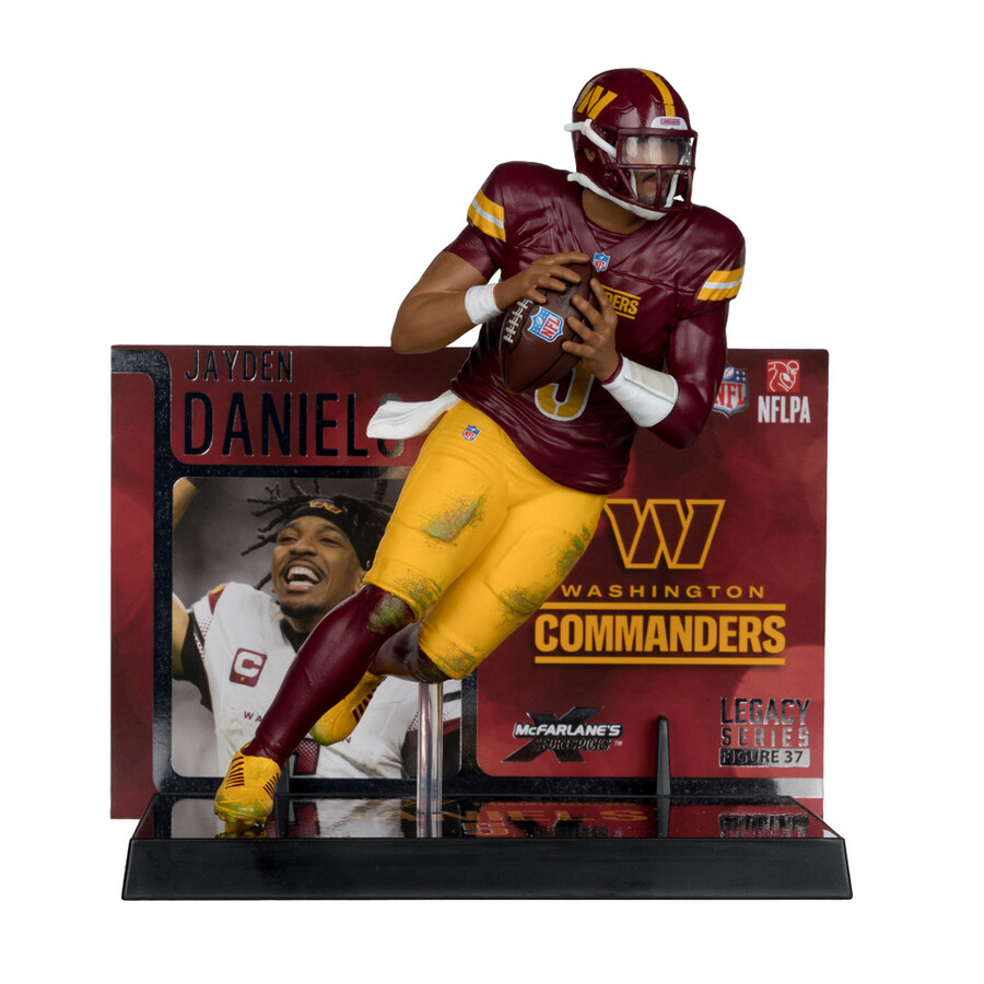 figurine jayden daniels washington commanders nfl 7 - sélection sportive mcfarlane