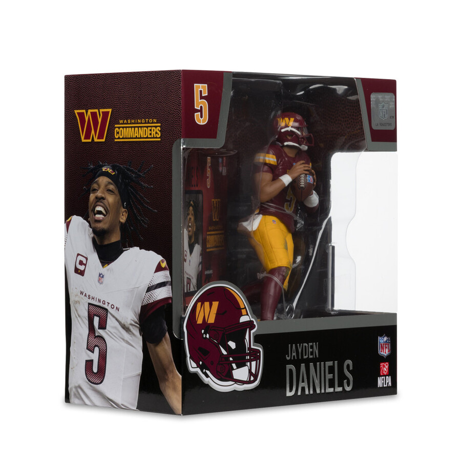 figurine jayden daniels washington commanders nfl 7 - sélection sportive mcfarlane