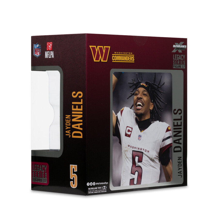 figurine jayden daniels washington commanders nfl 7 - sélection sportive mcfarlane
