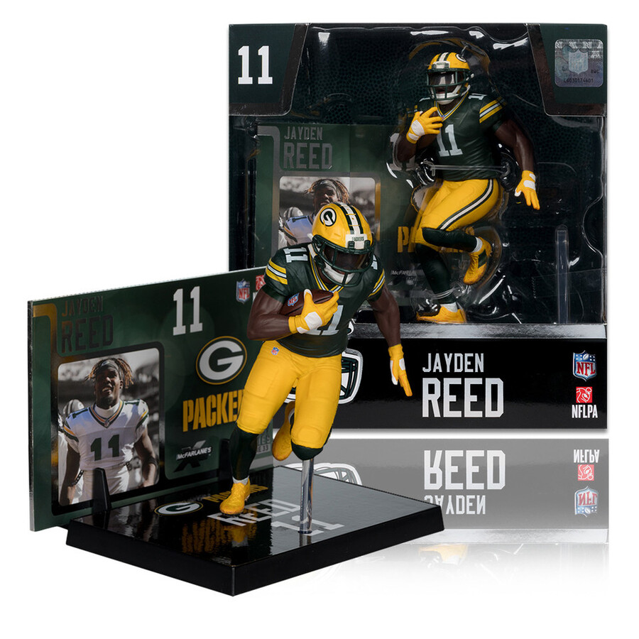 figurine jayden reed green bay packers nfl 7 - sélection sportive mcfarlane