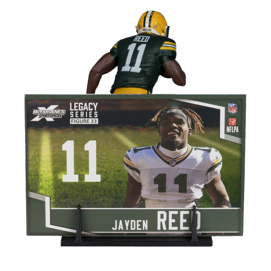 figurine jayden reed green bay packers nfl 7 - sélection sportive mcfarlane