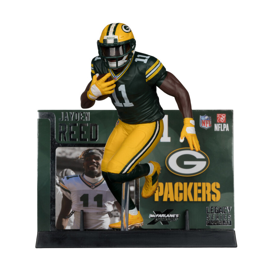 figurine jayden reed green bay packers nfl 7 - sélection sportive mcfarlane