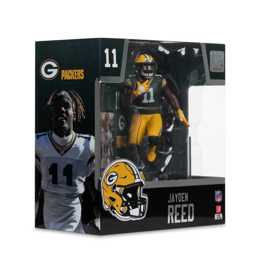 figurine jayden reed green bay packers nfl 7 - sélection sportive mcfarlane