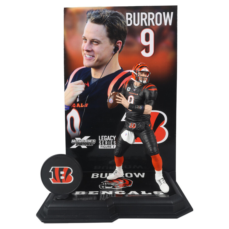 figurine joe burrow cincinnati bengals nfl 7 mcfarlanes sportspicks