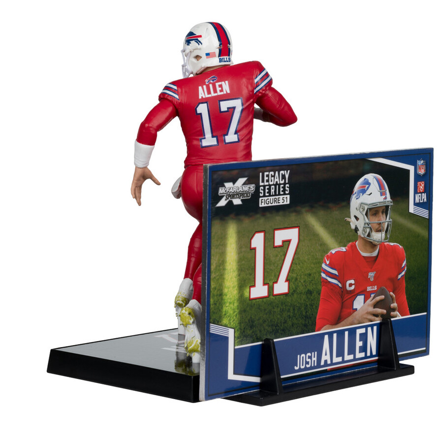 josh allen avec maillot color rush rouge buffalo bills boîte scellée dusine nfl 6