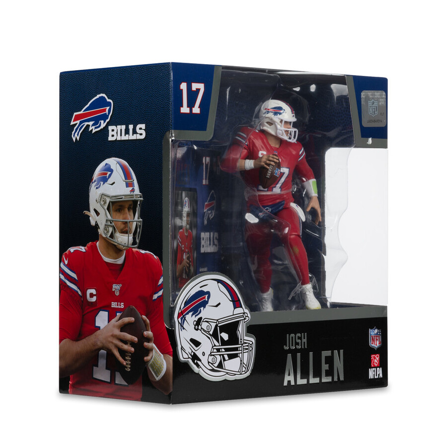 josh allen avec maillot color rush rouge buffalo bills boîte scellée dusine nfl 6