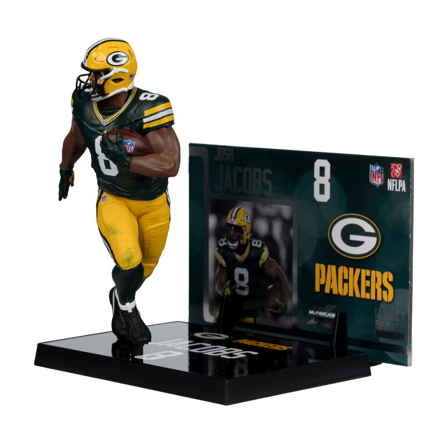 figurine josh jacobs green bay packers nfl 7 - sélection sportive mcfarlane