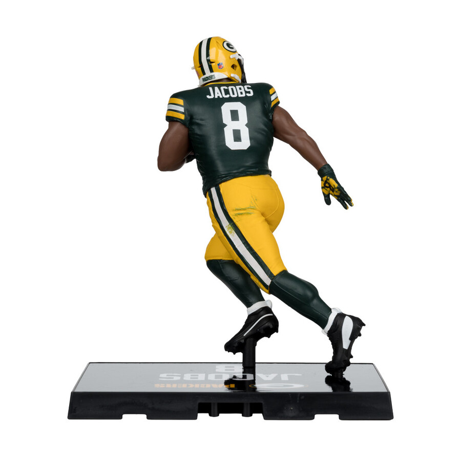 figurine josh jacobs green bay packers nfl 7 - sélection sportive mcfarlane