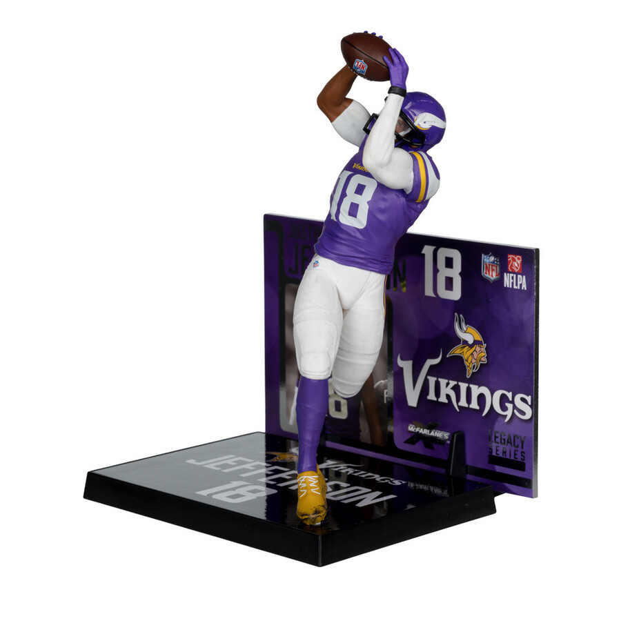 figurine justin jefferson vikings du minnesota nfl 7 pouces - sélection sportive mcfarlane