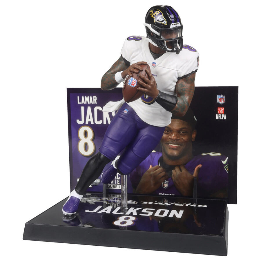 figurine lamar jackson baltimore ravens nfl 7 pouces - sélection sportive mcfarlane