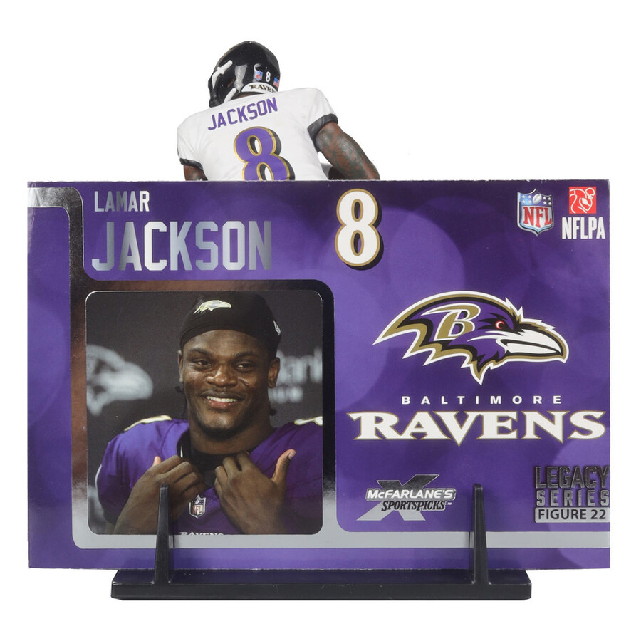 figurine lamar jackson baltimore ravens nfl 7 pouces - sélection sportive mcfarlane