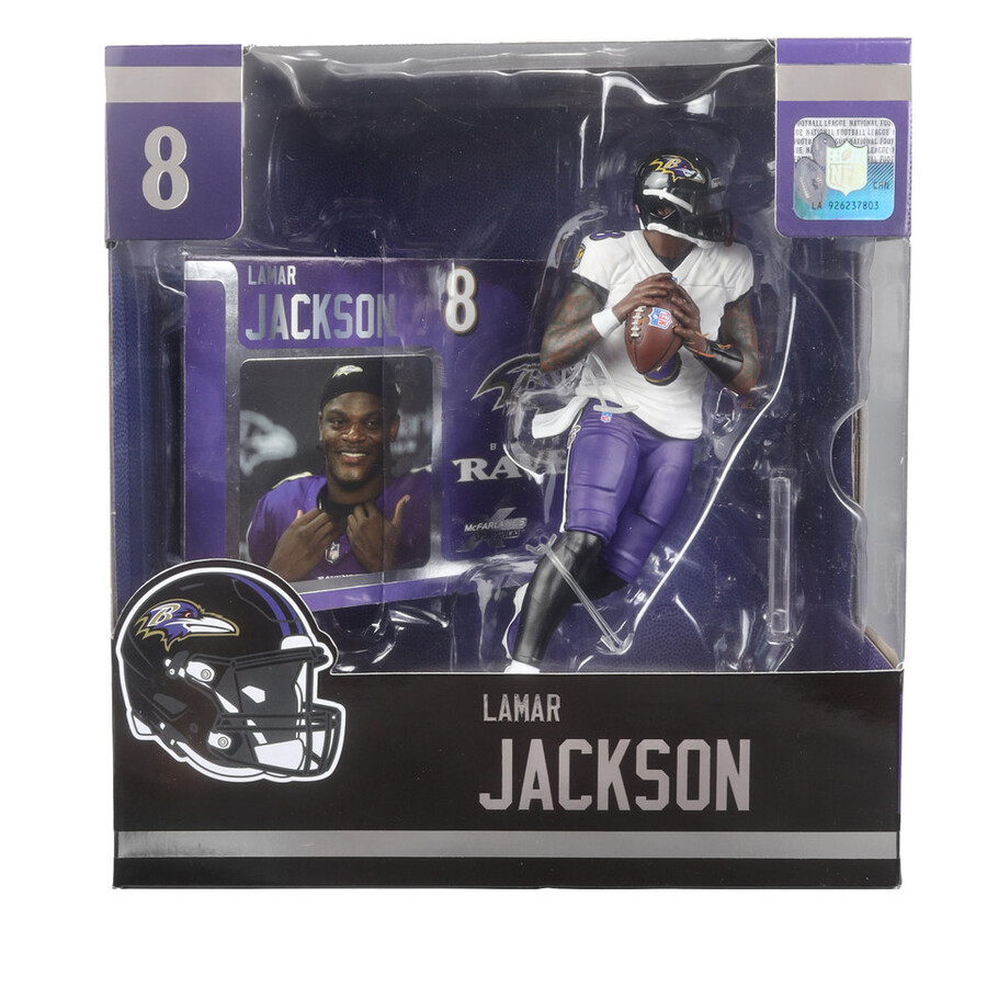 figurine lamar jackson baltimore ravens nfl 7 pouces - sélection sportive mcfarlane