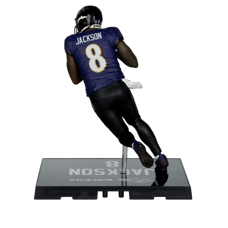 figurine lamar jackson avec maillot alternatif baltimore ravens nfl 7 pouces - mcfarlanes sportspicks