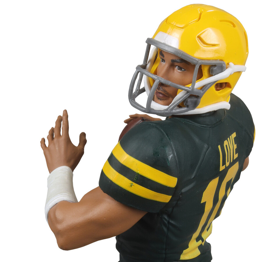 figurine jordan love avec maillot classique green bay packers gold label nfl 7 mcfarlanes sportspicks