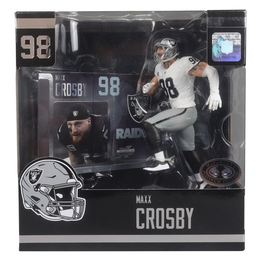 maxx crosby las vegas raiders nfl boîte scellée dusine 6 avec chase