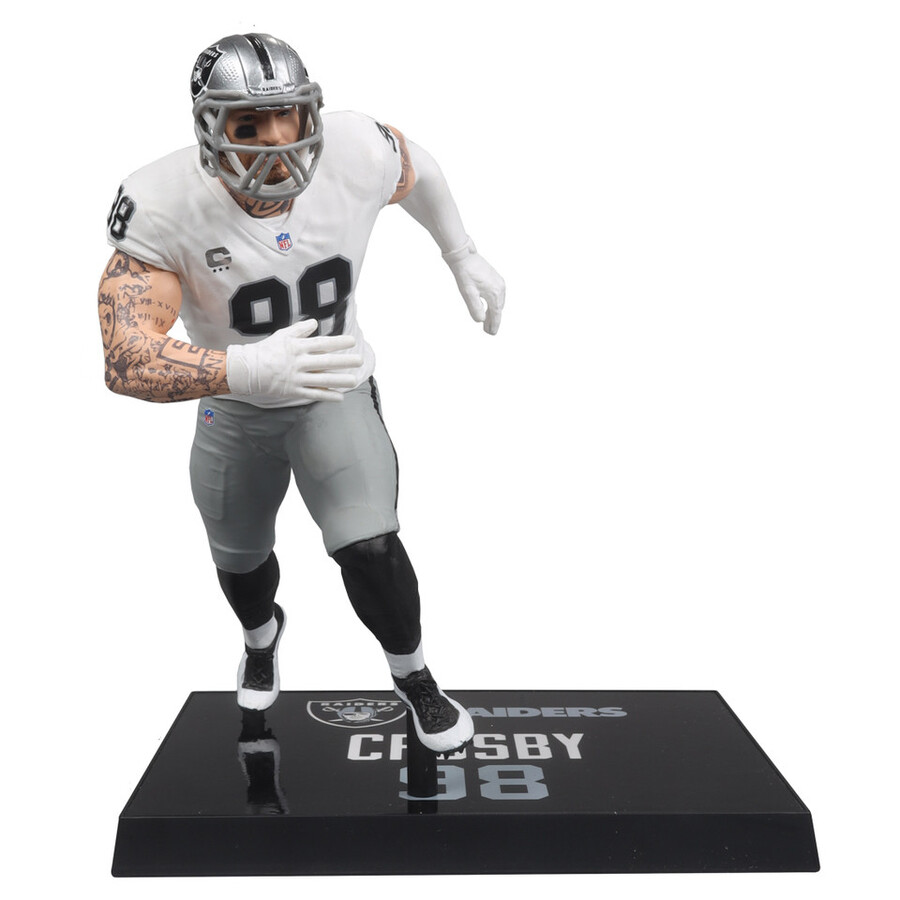 maxx crosby las vegas raiders nfl boîte scellée dusine 6 avec chase