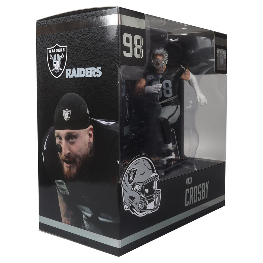 figurine maxx crosby las vegas raiders nfl 7 pouces - sélection sportive mcfarlane