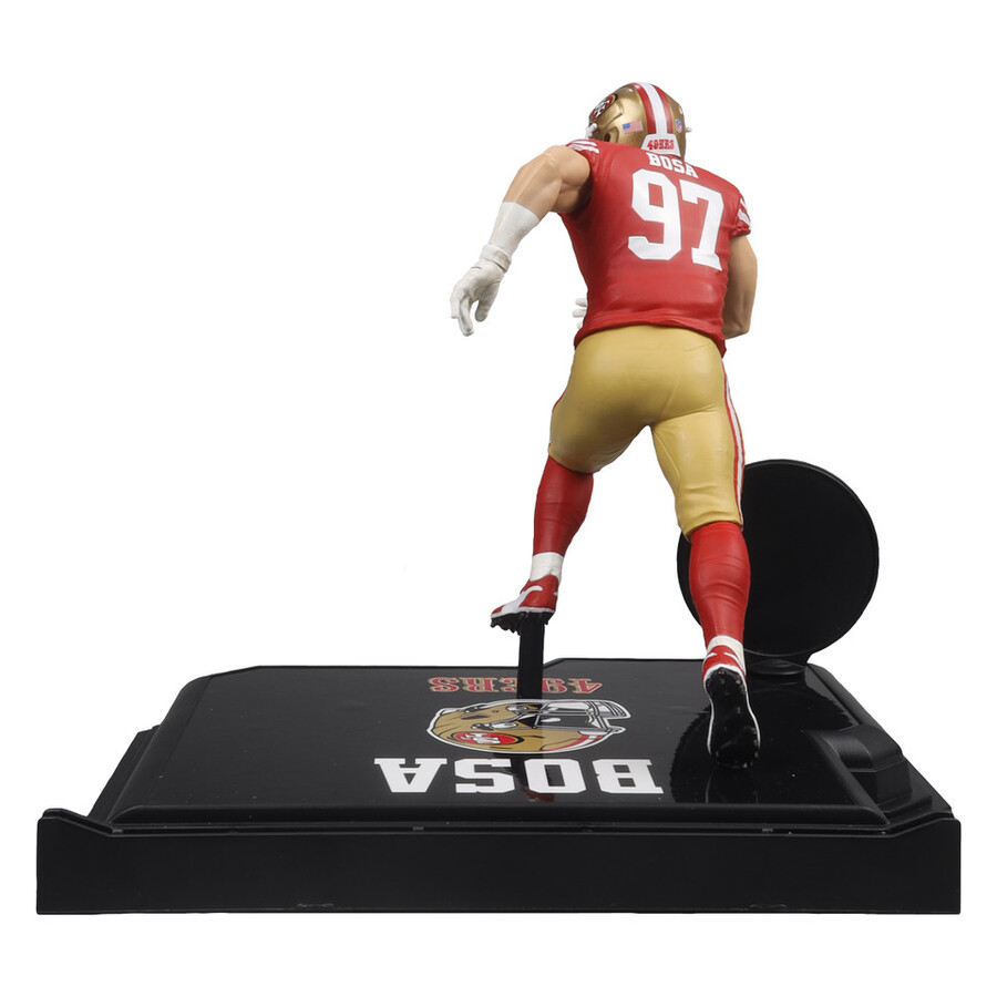 figurine nick bosa 49ers de san francisco nfl 7 pouces - sélection sportive mcfarlane
