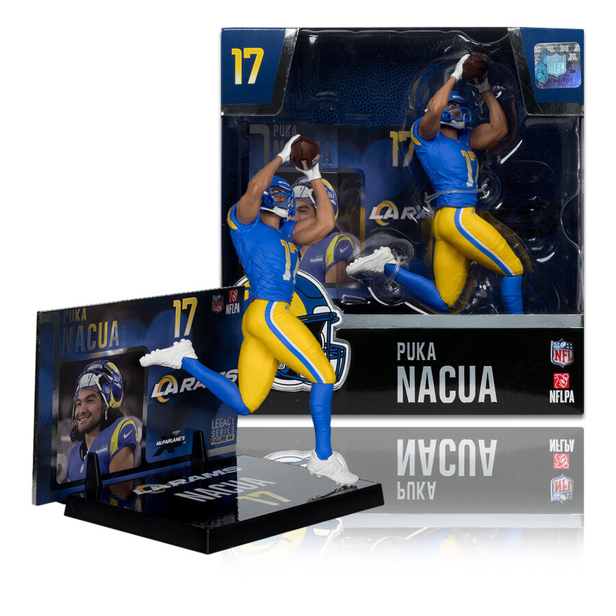 figurine puka nacua los angeles rams nfl 7 - sélections sportives mcfarlane