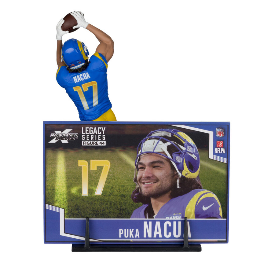 figurine puka nacua los angeles rams nfl 7 - sélections sportives mcfarlane