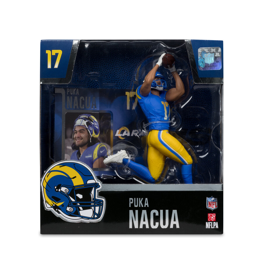 figurine puka nacua los angeles rams nfl 7 - sélections sportives mcfarlane