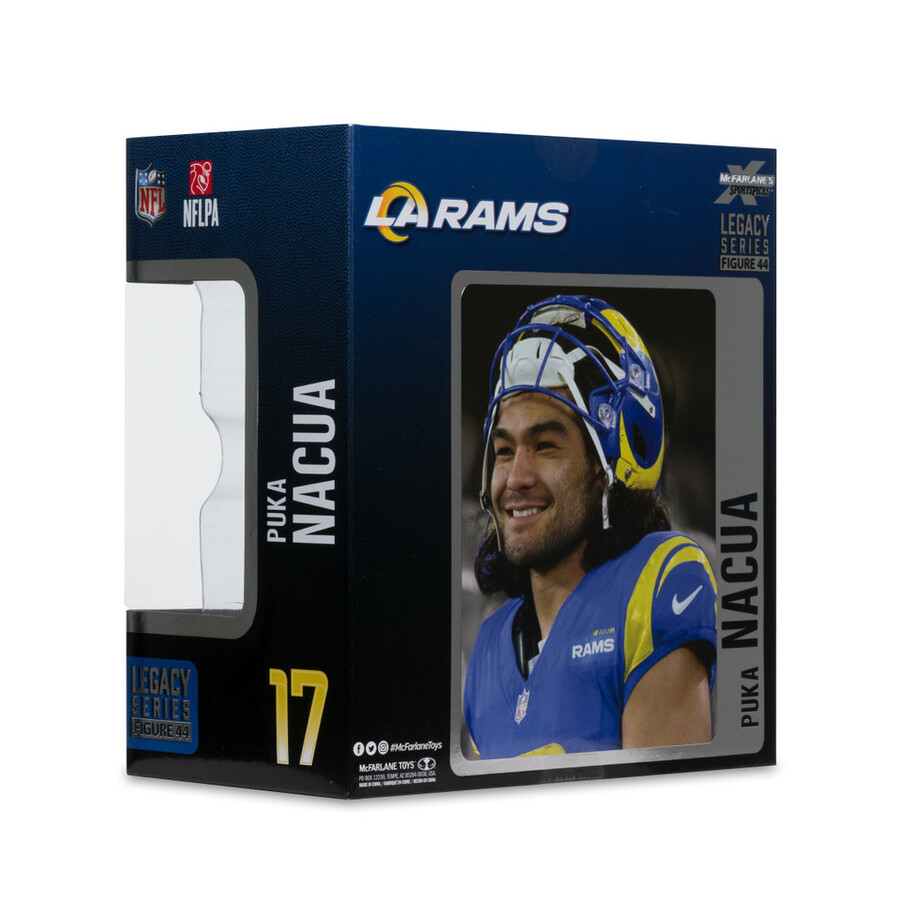 figurine puka nacua los angeles rams nfl 7 - sélections sportives mcfarlane