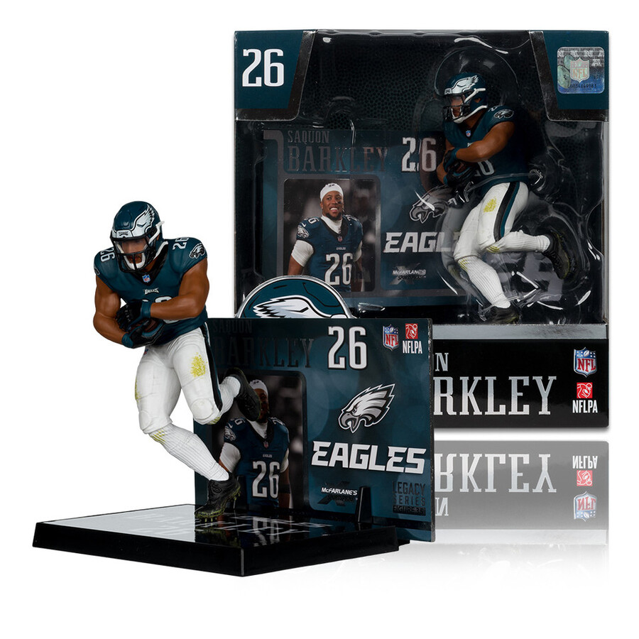 figurine saquon barkley philadelphia eagles nfl 7 pouces - sélection sportive mcfarlane