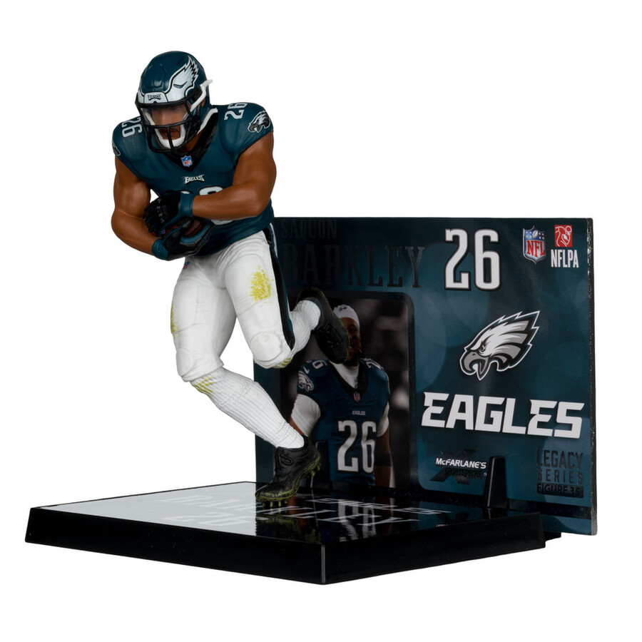 figurine saquon barkley philadelphia eagles nfl 7 pouces - sélection sportive mcfarlane