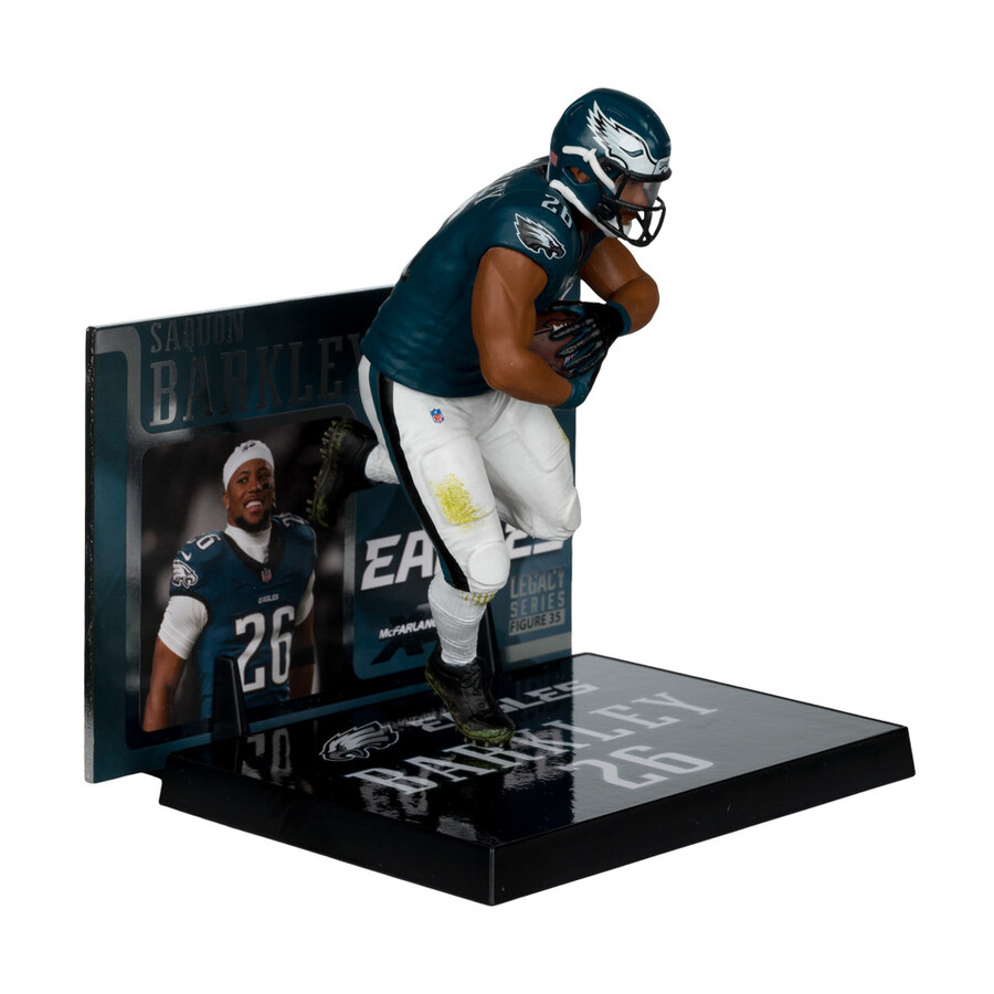 figurine saquon barkley philadelphia eagles nfl 7 pouces - sélection sportive mcfarlane