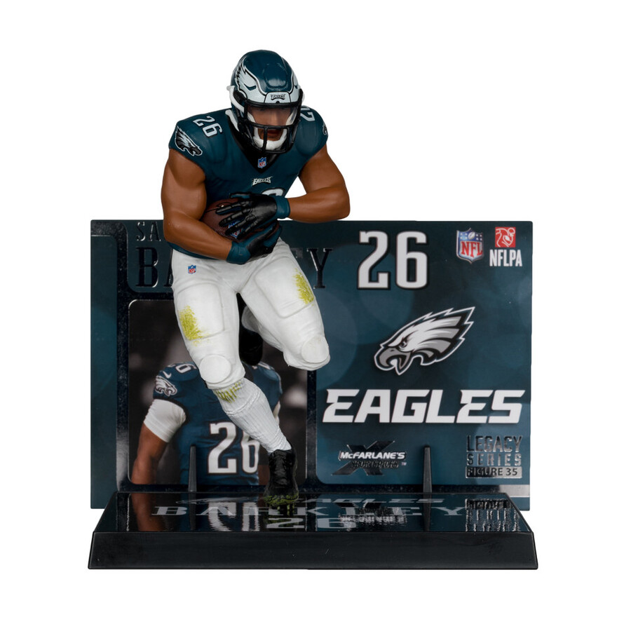 figurine saquon barkley philadelphia eagles nfl 7 pouces - sélection sportive mcfarlane