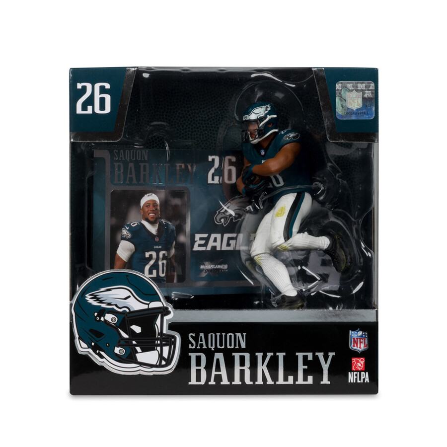 figurine saquon barkley philadelphia eagles nfl 7 pouces - sélection sportive mcfarlane