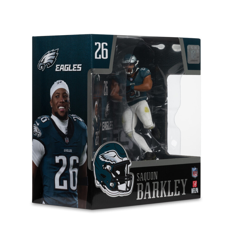 figurine saquon barkley philadelphia eagles nfl 7 pouces - sélection sportive mcfarlane
