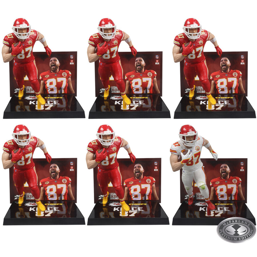 travis kelce kansas city chiefs nfl boîte scellée dusine 6 avec chase