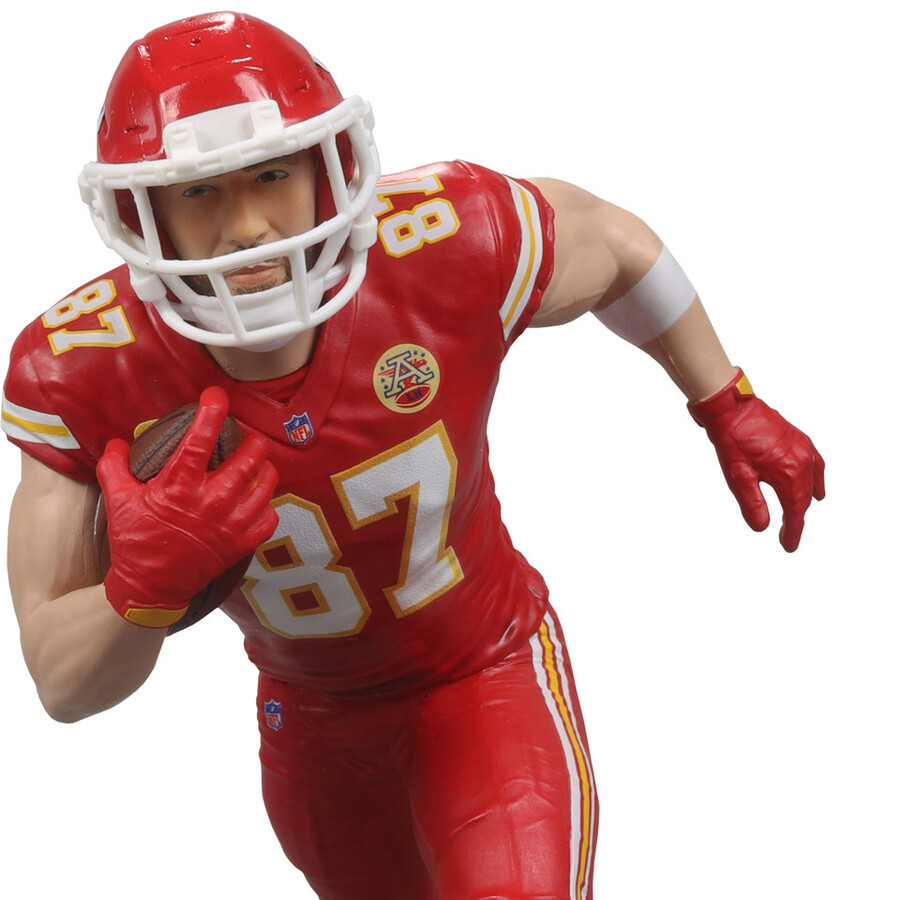 figurine travis kelce kansas city chiefs nfl 7 pouces - sélection sportive mcfarlane