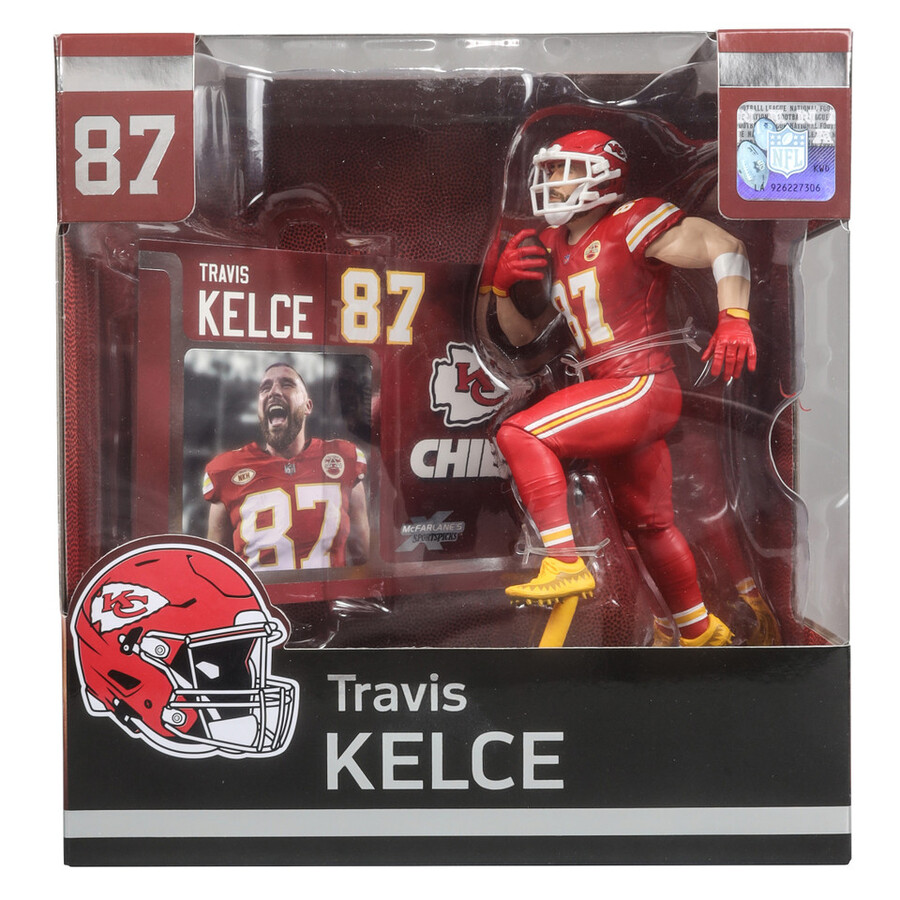 figurine travis kelce kansas city chiefs nfl 7 pouces - sélection sportive mcfarlane