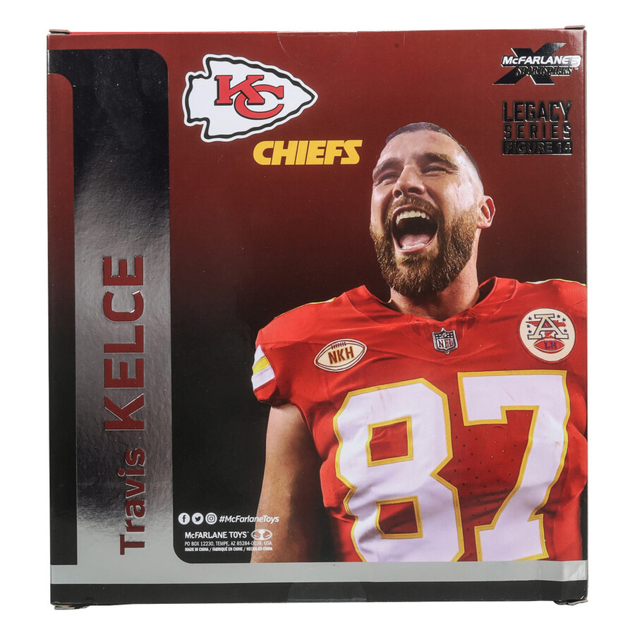 figurine travis kelce kansas city chiefs nfl 7 pouces - sélection sportive mcfarlane