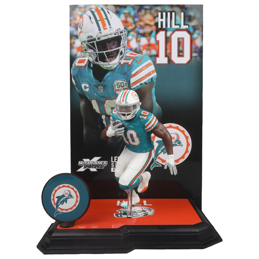 figurine tyreek hill miami dolphins nfl 7 - sélection sportive mcfarlane
