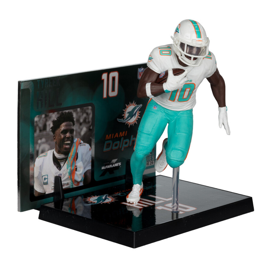 figurine tyreek hill avec maillot alternatif miami dolphins nfl 7 pouces - mcfarlanes sportspicks
